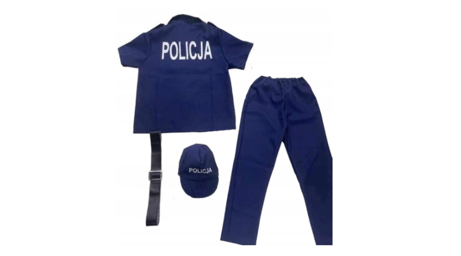 Uderz! Kostium Policjant Kostium Policjant 122/134 M