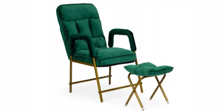 zielony fotel