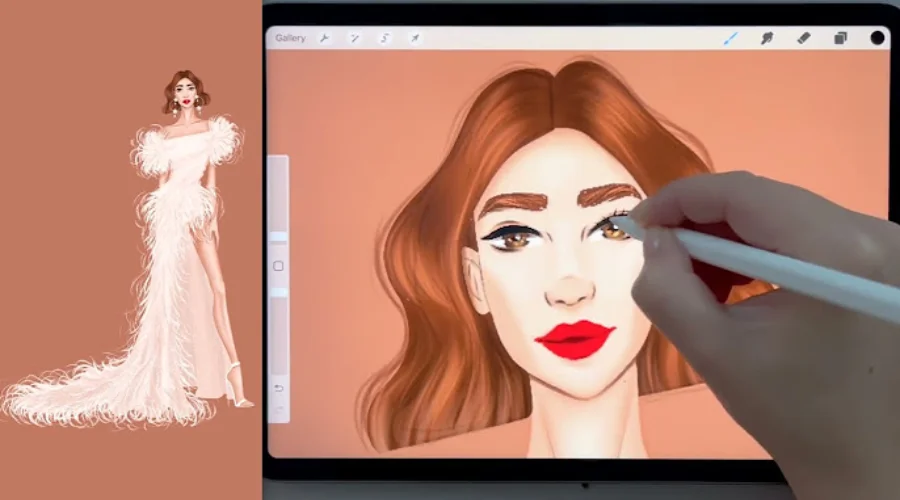 Kurs ilustracji cyfrowych projektów mody z Procreate
